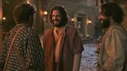 (v.l.) Nathanael (Austin Reed Alleman), Jesus (Jonathan Roumie), Philippus (Yoshi Barrigas)