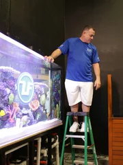 The guys put fish inside Urijah's tank.