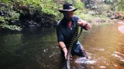 Forrest Galante holding a snake