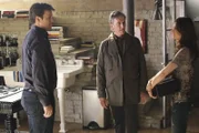 l-r: Richard Castle(Nathan Fillion), Jim Beckett (Scott Paulin), Kate Beckett(Stana Katic)