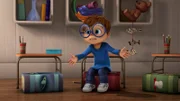 Simon ist skeptisch, ob die Chipmunks wirklich an der Spielshow teilnehmen sollen.