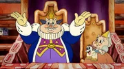 Jolly King Pork Chop (l.), Princess Hamhock (r.)