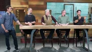 Doug Marcaida (r.), J. Neilson (2.v.r.) und David Baker (Mi.) und Wil Willis (l.) ...