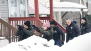 L-R: Adam Ruzek (Patrick John Flueger), Kim Burgess (Marina Squerciati), Andre Cooper (Cleveland Berto), Hank Voight (Jason Beghe) und Jay Halstead (Jesse Lee Soffer)