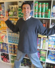 Jeff with stock pile.