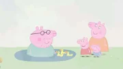v.li.: Daddy Pig, Peppa Pig, George Pig, Mummy Pig