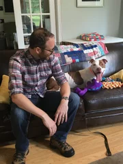 Andrew and Tyrion are on the couch at the home check.