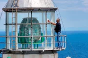 Antonio Maggio wacht seit 27 Jahren über den Leuchtturm von Santa Maria di Leuca.