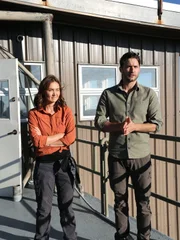 Jessica Chobot and Phil Torres at the Langmuir Laboratory.