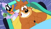 v.li.: Daffy Duck, Junior Bear