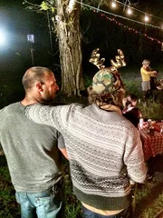 The Christmas party at new sanctuary.