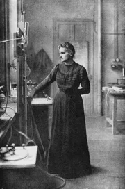 Portrait of Marie Curie [1867 - 1934], Polish chemist