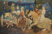 Die Reiter der Sidhe, 1911 (Tempera) von Duncan, John (1866-1945); 114,3 x 175,2 cm