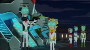 v.li.: Rick, Morty, Summer, Beth, Gerry