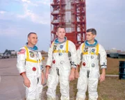 l-r: Gus Grissom, Ed White und Roger Chaffee