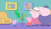 L-R: George Pig, Peppa Pig, Granny Pig, Grandpa Pig