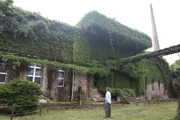 Hario, Kyushu, Japan - Tony Pollard at the Hario Transmitter Station.