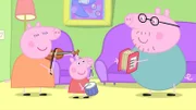 v.li.: Mummy Pig, Peppa Pig, Daddy Pig