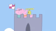 v.li.: Daddy Pig, Mummy Pig, George Pig, Peppa Pig