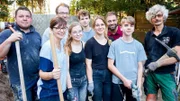 V.l.: Henrik, Stefanie, Eckhardt, Clara, Moritz, Sophie, Claus, Linus und Ralf