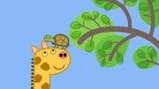 Zum Glück kann Gerald Giraffe helfen.