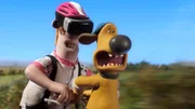 Der Farmer denkt, er fährt nur ein digitales Radrennen. Bitzer weiß es besser!