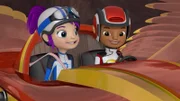 L-R: Gabby, AJ