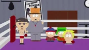 L-R: Ned Gerblanski, Jimbo Kern, Stan, Kyle, Tweek