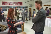 (v.l.n.r.) Charlotte Everly (Stefanie Black); Kevin Pearson (Justin Hartley)