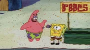 L-R: Patrick, SpongeBob