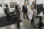 L-R: Jane Doe (Jaimie Alexander), Tasha Zapata (Audrey Esparza), Kurt Weller (Sullivan Stapleton), Patterson (Ashley Johnson), Edgar Reade (Rob Brown)