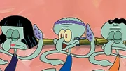 Squidette (l.), Squidward (m.)