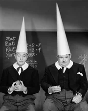 Stan (Stan Laurel, l.); Ollie (Oliver Hardy, r.)