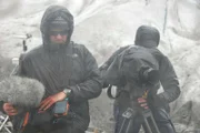 Die Dreharbeiten auf dem patagonischen Inlandeis stellten an das Team extreme Anforderungen.
