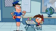 L-R: Mr. Turner, Wanda, Cosmo, Poof, Timmy