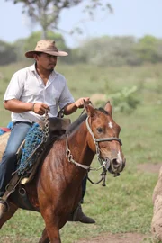 Reitender Cowboy