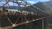 Das Mala-Rijeka-Viadukt erstreckt sich in Montenegro über ein knapp 200 Meter tiefes Tal.
