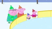 v.li.: Daddy Pig, Mummy Pig, George Pig, Peppa Pig