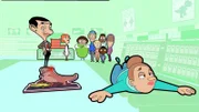 vorne, v.li.: Mr. Bean, Game Console Thief