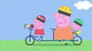 v.li.: Peppa Pig, Mummy Pig, George Pig