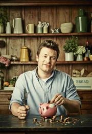"Cook clever mit Jamie", Gesunde Ernährung ist keine Frage des Geldes. Auch mit wenig Budget kann man schlemmen wie ein König, sich körperlich fit halten und außerdem noch die Umwelt schonen. Starkoch Jamie Oliver führt vor, wie das gehen kann.Im Bild: Jamie Oliver.