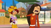 Nat und Lulu bewerfen Wendy mit Eis, das dann leider Sammie trifft. Dabei wollte doch Marine Wendy in letzter Minute retten.