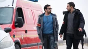 Jean-Baptiste Medjaoui (Mhamed Arezki, l.) und Antoine Dumas (Raphaël Lenglet, r.)