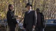 L-R: Marvin Gerard (Fisher Stevens), Raymond 'Red' Reddington (James Spader), Dembe Zuma (Hisham Tawfiq)