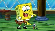 L-R: SpongeBob, Lily Plankton, Plankton