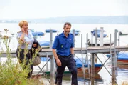 Nele Fehrenbach (Floriane Daniel, l.) und Adrian Aubry (Martin Rapold, r.) ermitteln gemeinsam gegen die Mafia.