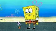 L-R: Plankton, SpongeBob