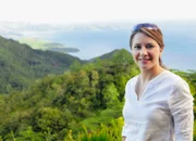 SF unterwegs - Seychellen Moderatorin Wasiliki Goutziomitros in Mahé, Seychellen