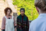 L-R: Alex Kingston as Sarah Bishop and Valarie Pettiford as Emily Mather
