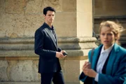 L-R: Matthew Clairmont (Matthew Goode), Diana Bishop (Teresa Palmer)
